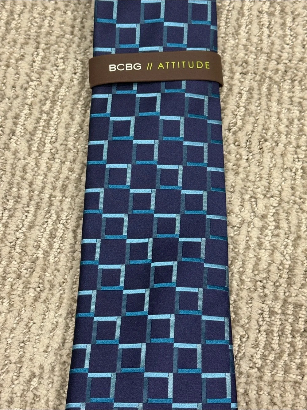 BCBG Geometric Silk Tie